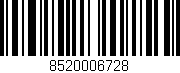 Código de barras (EAN, GTIN, SKU, ISBN): '8520006728'