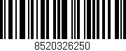 Código de barras (EAN, GTIN, SKU, ISBN): '8520326250'