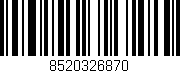 Código de barras (EAN, GTIN, SKU, ISBN): '8520326870'