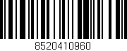 Código de barras (EAN, GTIN, SKU, ISBN): '8520410960'