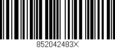 Código de barras (EAN, GTIN, SKU, ISBN): '852042483X'