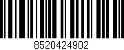 Código de barras (EAN, GTIN, SKU, ISBN): '8520424902'