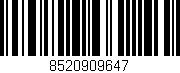 Código de barras (EAN, GTIN, SKU, ISBN): '8520909647'