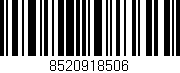 Código de barras (EAN, GTIN, SKU, ISBN): '8520918506'