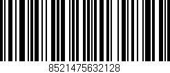 Código de barras (EAN, GTIN, SKU, ISBN): '8521475632128'