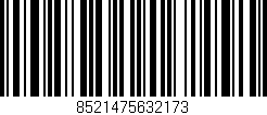 Código de barras (EAN, GTIN, SKU, ISBN): '8521475632173'