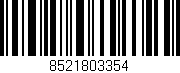 Código de barras (EAN, GTIN, SKU, ISBN): '8521803354'