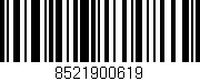 Código de barras (EAN, GTIN, SKU, ISBN): '8521900619'