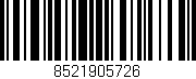 Código de barras (EAN, GTIN, SKU, ISBN): '8521905726'