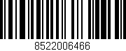Código de barras (EAN, GTIN, SKU, ISBN): '8522006466'