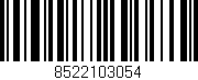 Código de barras (EAN, GTIN, SKU, ISBN): '8522103054'