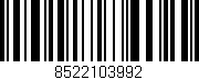 Código de barras (EAN, GTIN, SKU, ISBN): '8522103992'