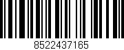 Código de barras (EAN, GTIN, SKU, ISBN): '8522437165'