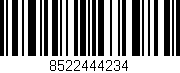 Código de barras (EAN, GTIN, SKU, ISBN): '8522444234'