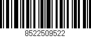 Código de barras (EAN, GTIN, SKU, ISBN): '8522509522'