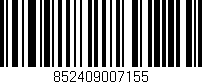 Código de barras (EAN, GTIN, SKU, ISBN): '852409007155'