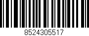 Código de barras (EAN, GTIN, SKU, ISBN): '8524305517'