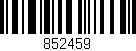 Código de barras (EAN, GTIN, SKU, ISBN): '852459'
