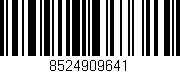 Código de barras (EAN, GTIN, SKU, ISBN): '8524909641'