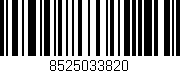 Código de barras (EAN, GTIN, SKU, ISBN): '8525033820'