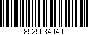 Código de barras (EAN, GTIN, SKU, ISBN): '8525034940'