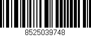 Código de barras (EAN, GTIN, SKU, ISBN): '8525039748'