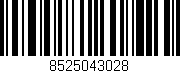 Código de barras (EAN, GTIN, SKU, ISBN): '8525043028'