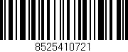 Código de barras (EAN, GTIN, SKU, ISBN): '8525410721'
