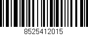 Código de barras (EAN, GTIN, SKU, ISBN): '8525412015'
