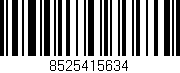 Código de barras (EAN, GTIN, SKU, ISBN): '8525415634'