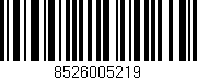 Código de barras (EAN, GTIN, SKU, ISBN): '8526005219'