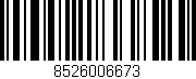 Código de barras (EAN, GTIN, SKU, ISBN): '8526006673'