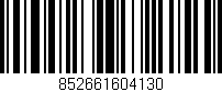 Código de barras (EAN, GTIN, SKU, ISBN): '852661604130'