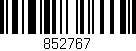 Código de barras (EAN, GTIN, SKU, ISBN): '852767'