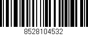 Código de barras (EAN, GTIN, SKU, ISBN): '8528104532'