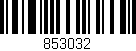 Código de barras (EAN, GTIN, SKU, ISBN): '853032'