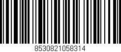 Código de barras (EAN, GTIN, SKU, ISBN): '8530821058314'