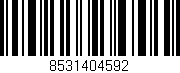 Código de barras (EAN, GTIN, SKU, ISBN): '8531404592'