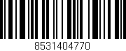 Código de barras (EAN, GTIN, SKU, ISBN): '8531404770'