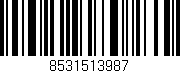Código de barras (EAN, GTIN, SKU, ISBN): '8531513987'