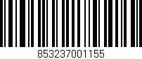 Código de barras (EAN, GTIN, SKU, ISBN): '853237001155'