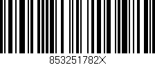 Código de barras (EAN, GTIN, SKU, ISBN): '853251782X'