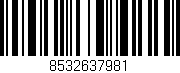 Código de barras (EAN, GTIN, SKU, ISBN): '8532637981'