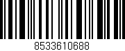 Código de barras (EAN, GTIN, SKU, ISBN): '8533610688'