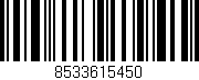 Código de barras (EAN, GTIN, SKU, ISBN): '8533615450'
