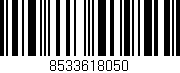 Código de barras (EAN, GTIN, SKU, ISBN): '8533618050'