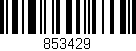 Código de barras (EAN, GTIN, SKU, ISBN): '853429'