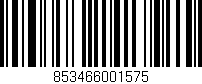Código de barras (EAN, GTIN, SKU, ISBN): '853466001575'