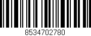 Código de barras (EAN, GTIN, SKU, ISBN): '8534702780'