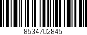 Código de barras (EAN, GTIN, SKU, ISBN): '8534702845'